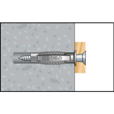 kołek FX 8x40 z kołneirzem /opk=100szt./ 98FX CELO (98FX)